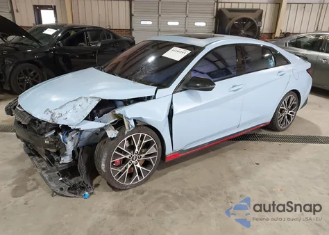 2023 Hyundai Elantra N из США, поврежденный, VIN KMHLW4AK7PU018612